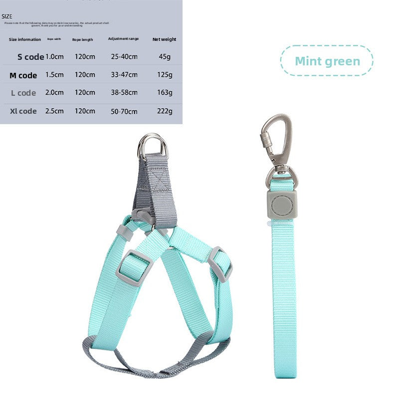 Adjustable Dog Harness Leash with Anti-Pull Feature Miyoohpet