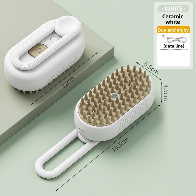 USB Rechargeable Pet Grooming Spray Massage Comb Miyoohpet