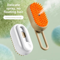 USB Rechargeable Pet Grooming Spray Massage Comb Miyoohpet